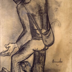 Permeke_De Bedelaar 1931_Houtskool op papier