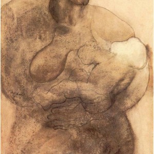 Permeke_Moederschap 1929_Olieverf houtskool doek