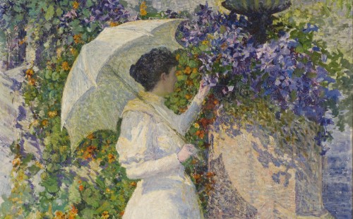 Anna Boch, En Juin, 1894. Collection de l'Etat belge mis en dépôt par la Communauté française de Belgique au Musée des Beaux-Arts de Charleroi.
