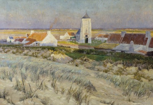Albert Baertsoen, Avond op de duin. Mariakerke aan zee, ca. 1892. Fotograaf : Michel Burez.