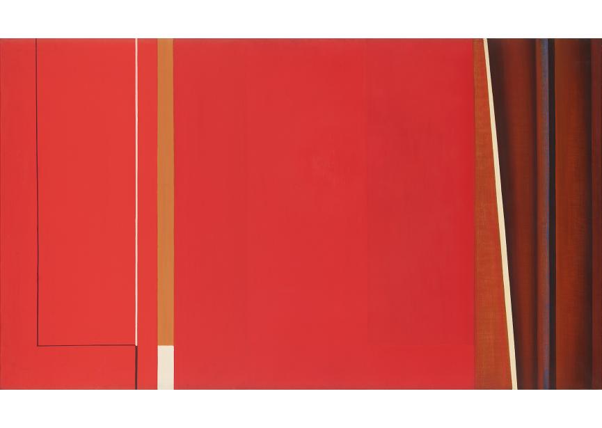 Luc Peire, Pompeï 1, 1965.  Collectie Peiremuzee, Knokke-Heist | Collectie Mu.ZEE, Oostende. Foto : Steven Decroos. 