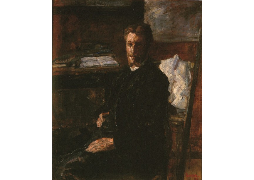 James Ensor-Portret van W.Finch, 1882