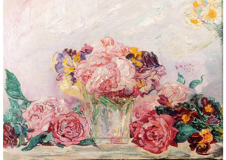 James Ensor, Rozen (Roses), 1892. Koninklijke Musea voor Schone Kunsten van België,Brussel. Foto : J. Geleyns.